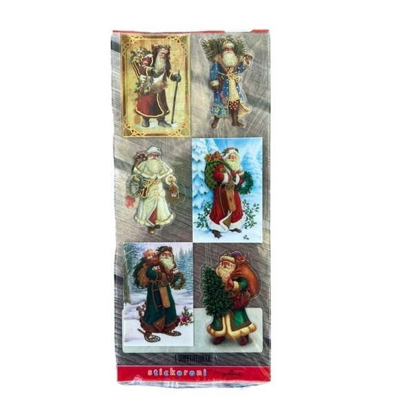 Vintage Christmas Sticker Bundle Stickopotamus Hallmark Stickeroni Mrs Grossmans - Picture 9 of 16